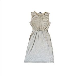 Merokeety Women’s Striped Midi Dress with Pockets (size S)